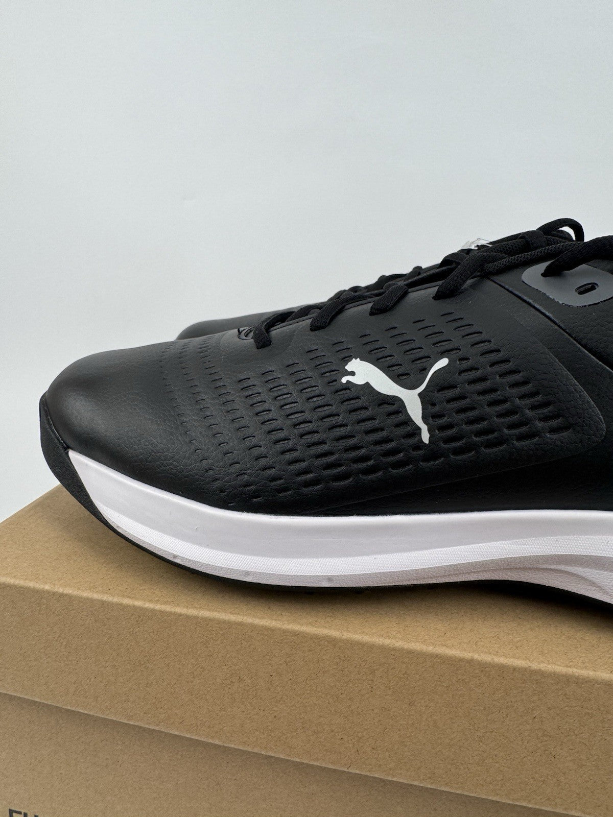Puma Fusion Plus Spiked Golf Shoes Men's Size UK 10 Black Waterproof/320722