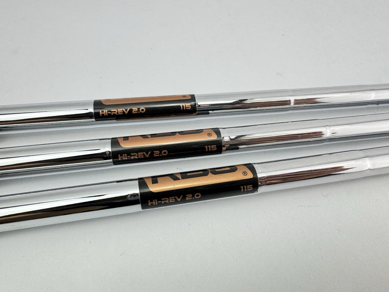 KBS Hi-Rev 2.0 Wedge Shaft Set (3) 115 Wedge Flex Steel 0.355 Tapered /292674