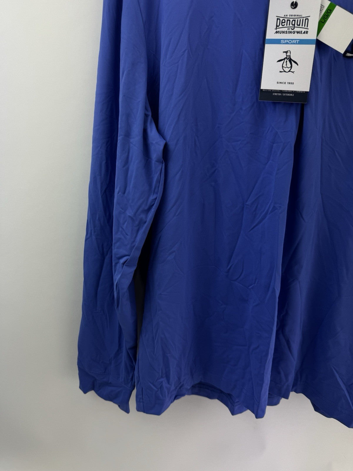 Original Penguin Golf Performance 1/4 Zip Earl Pullover Lightweight UK L /300621