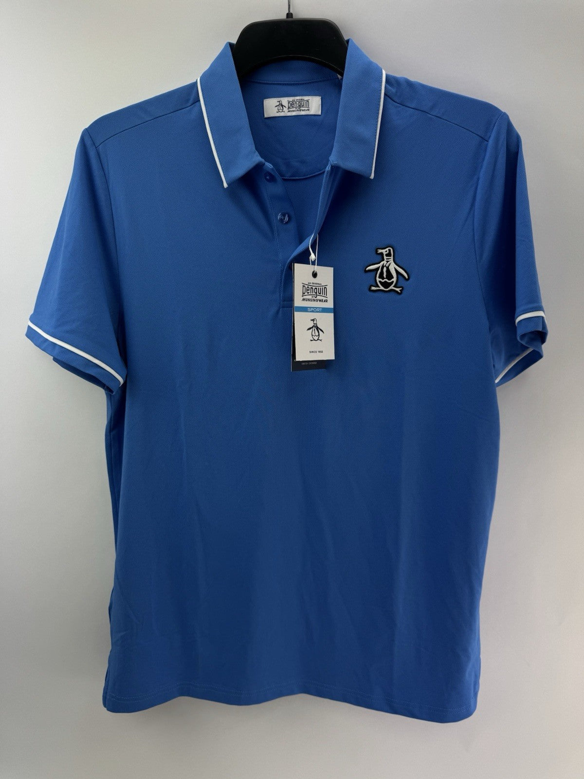 Original Penguin Golf Polo Shirt Pete Tipped Polo UK Medium /New /262460