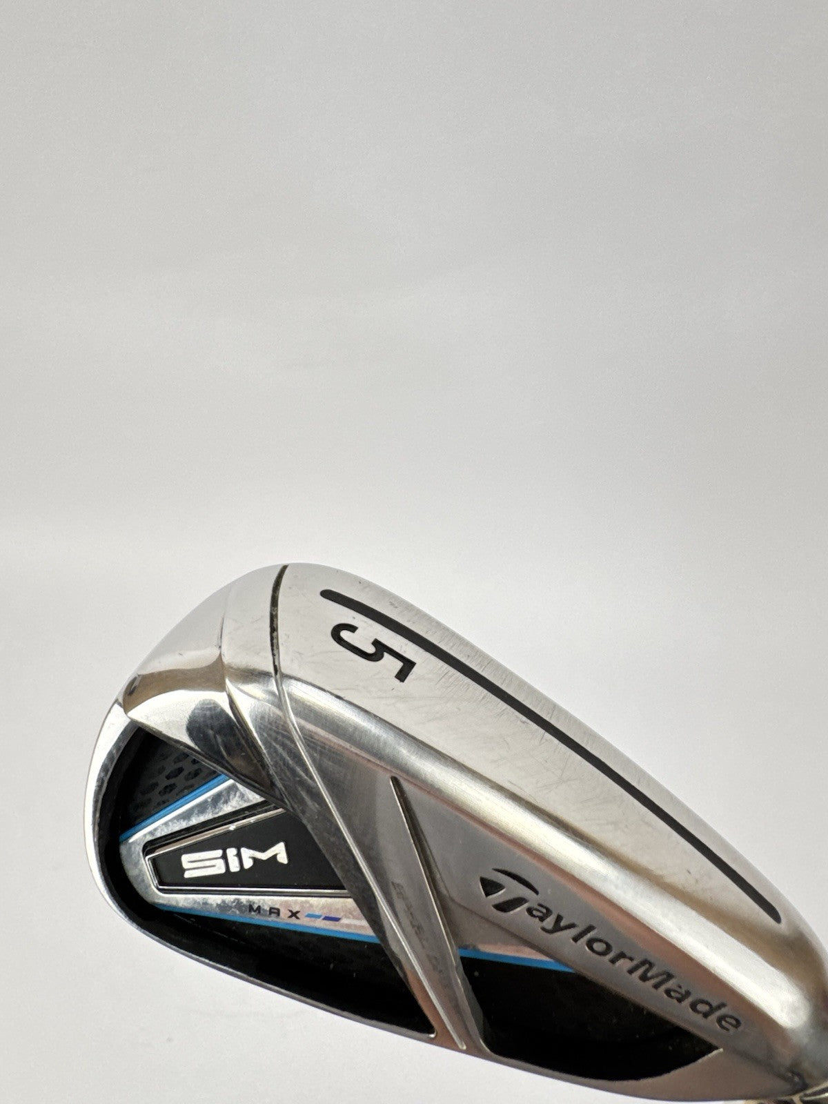 Taylormade Sim Max 5 Iron Nippon Stiff Flex Steel -1/2” /Right /New Grip /351774