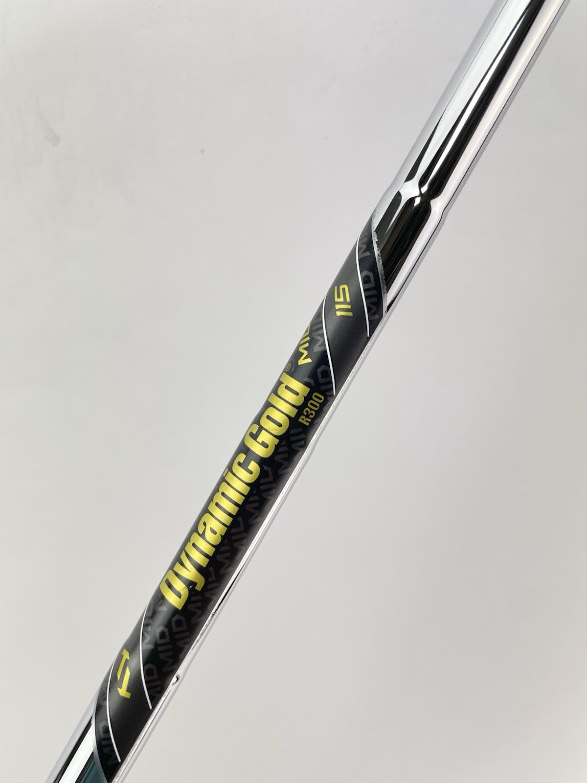 Dynamic Gold Mid Iron Shaft 115 Regular Flex Steel 35.25 /0.355 Tapered /257866
