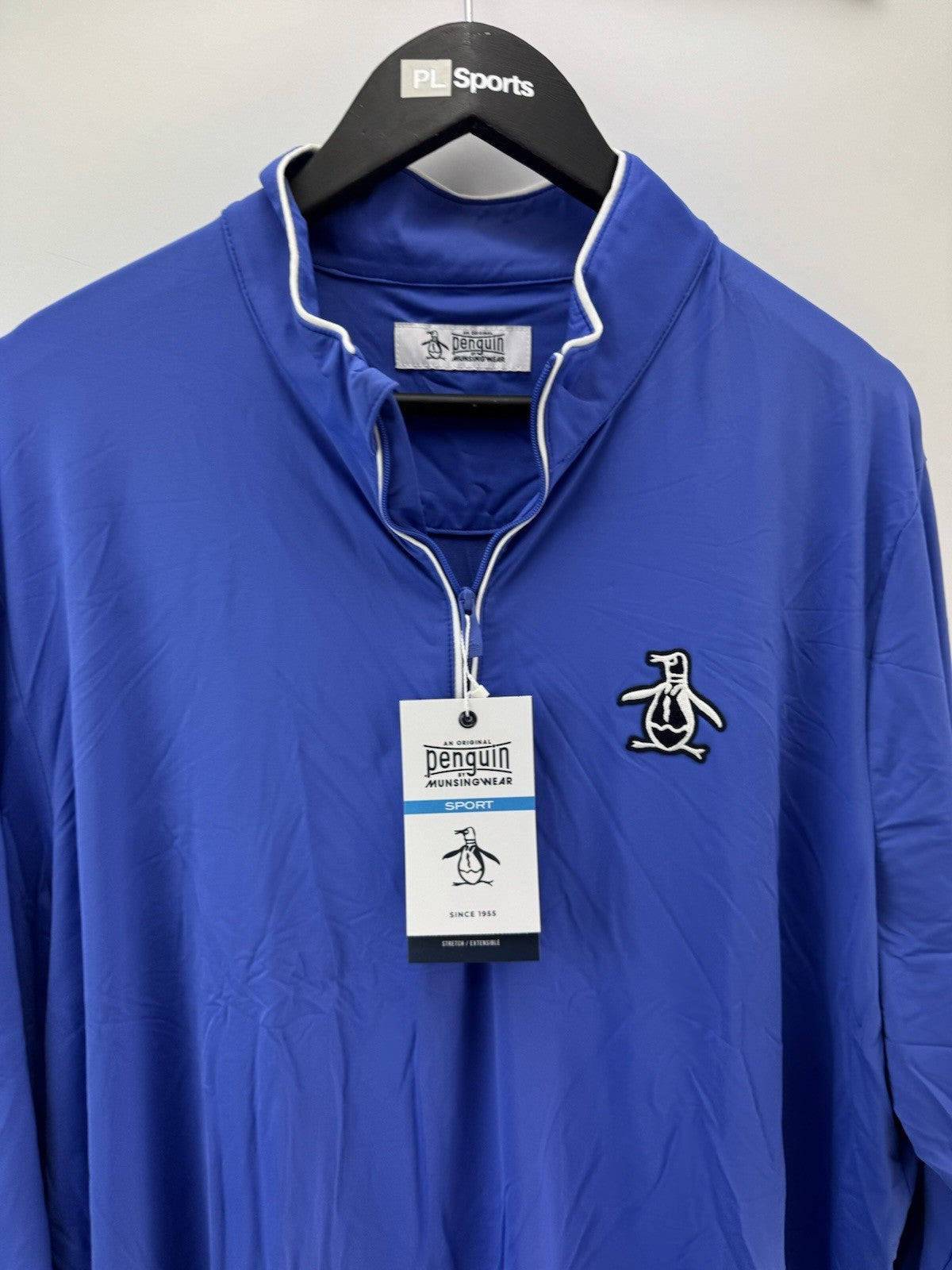 Original Penguin Golf Performance 1/4 Zip Earl Pullover Lightweight UK XL /300633