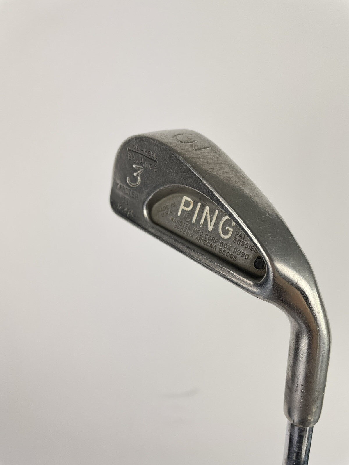 Ping Karsten II Black Dot 3 Iron zz lite Stiff steel /Right /New grip2