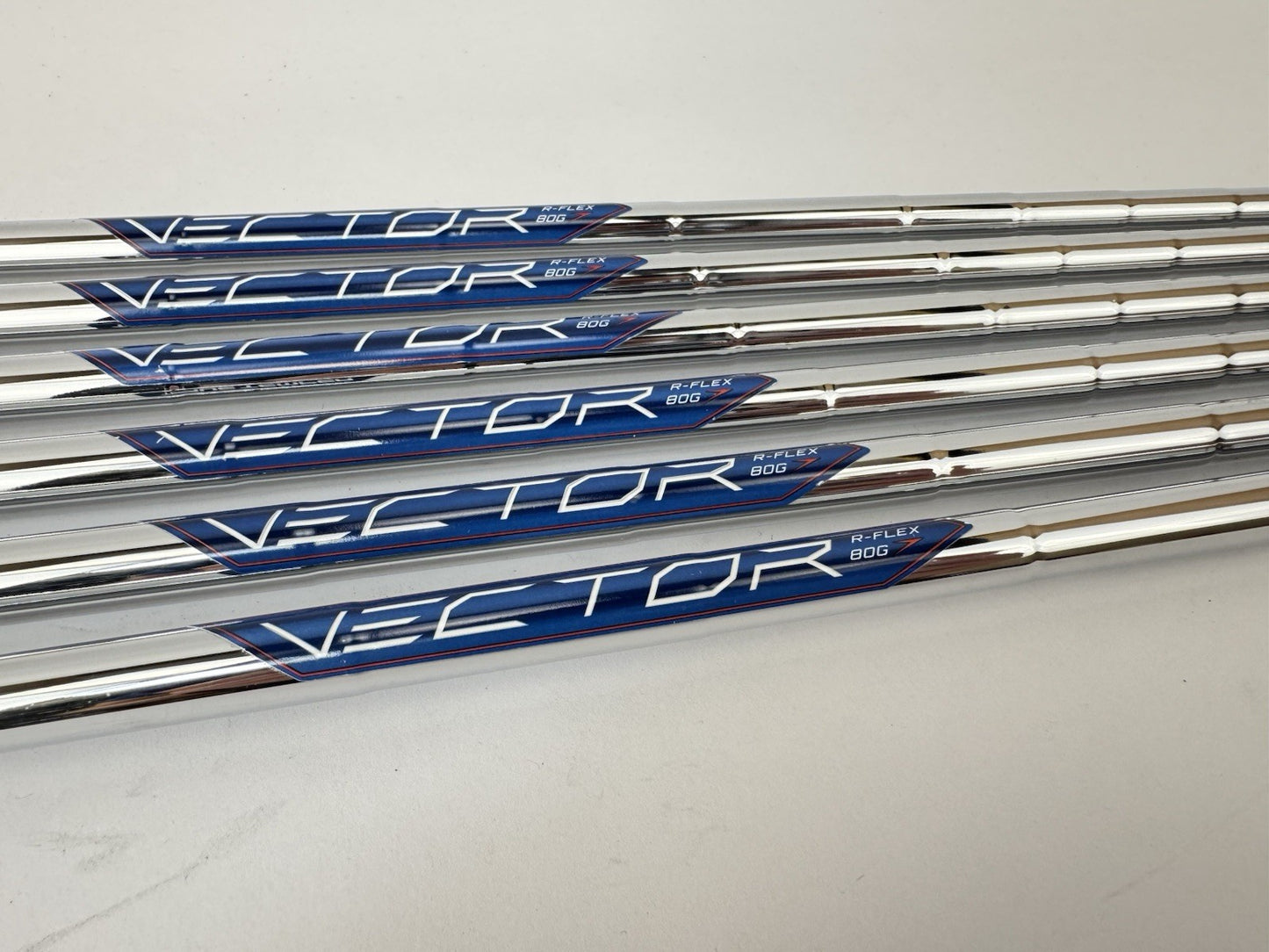 True Temper Vector Iron Shaft Set (6) 80G Regular Steel 0.370 Parallel /351541