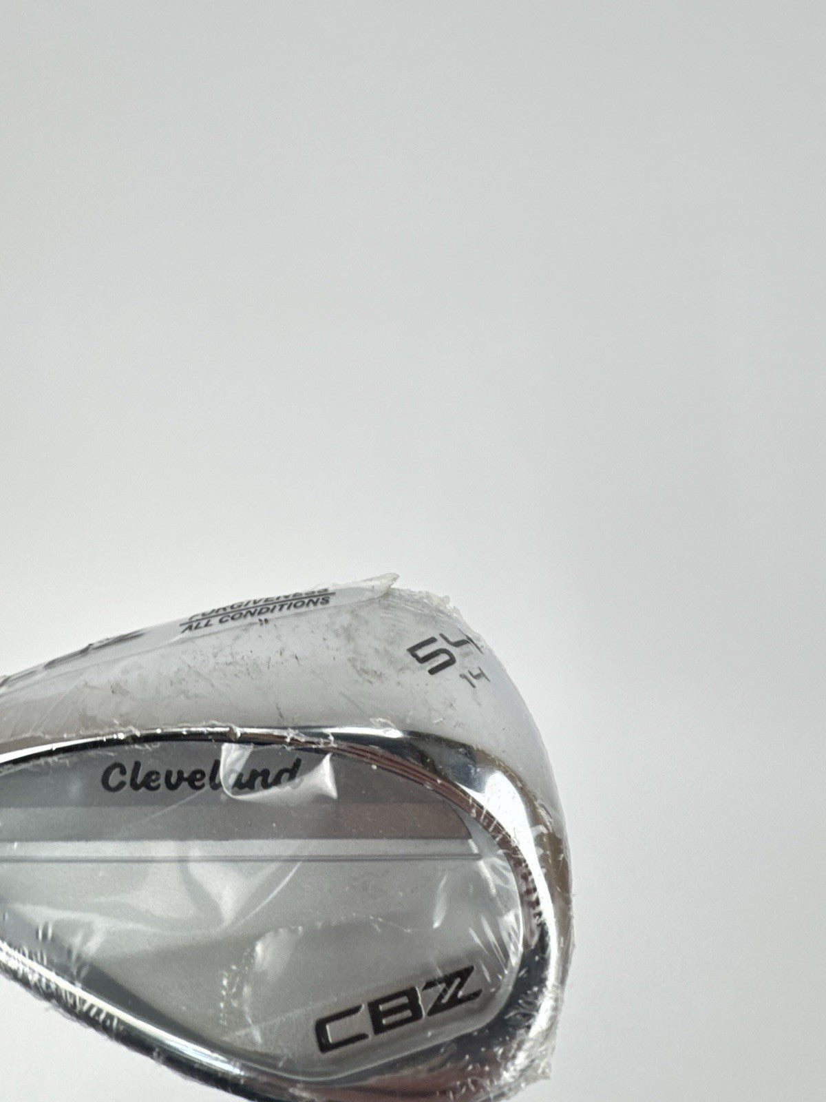 Cleveland CBZ Wedge 54* Left Handed KBS Hi-Rev 125 Stiff Steel /Demo /New /329086