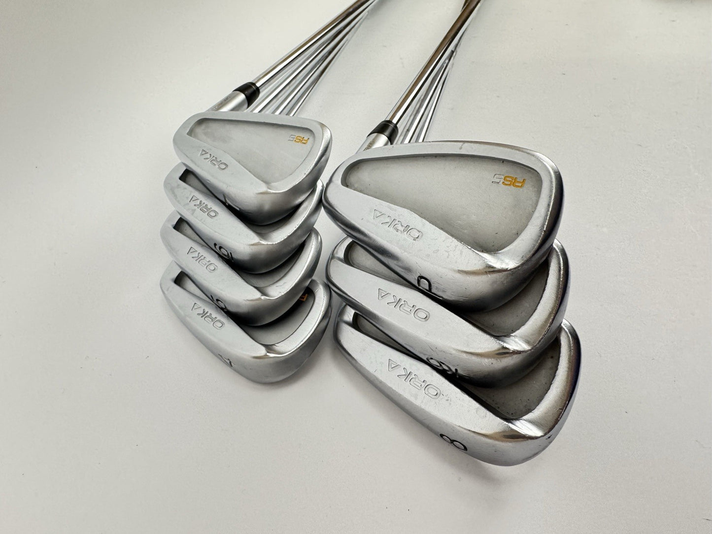 Orka RS5 Irons 4-PW Regular Flex Steel /Right Handed /New Grips /3176615