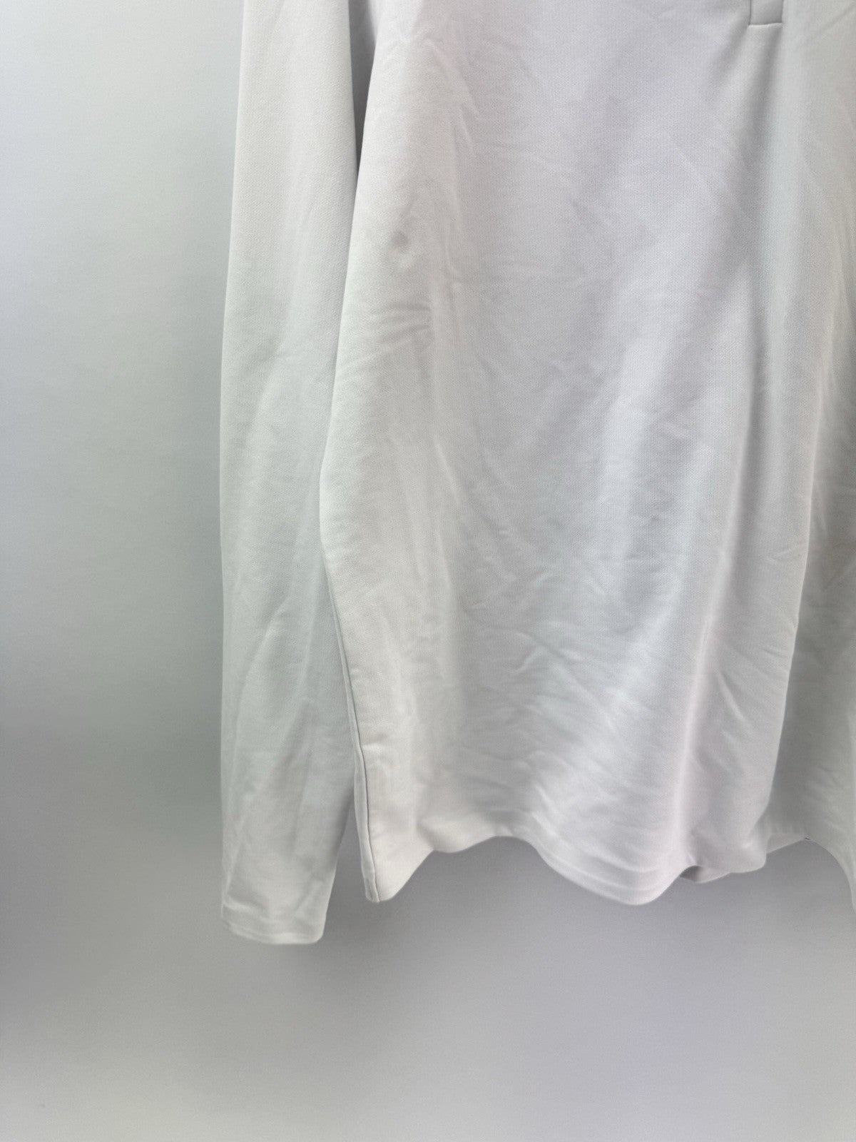 G Fore Golf Pullover 1/4 Zip Brushed Back Tech UK Medium /White /New /286801