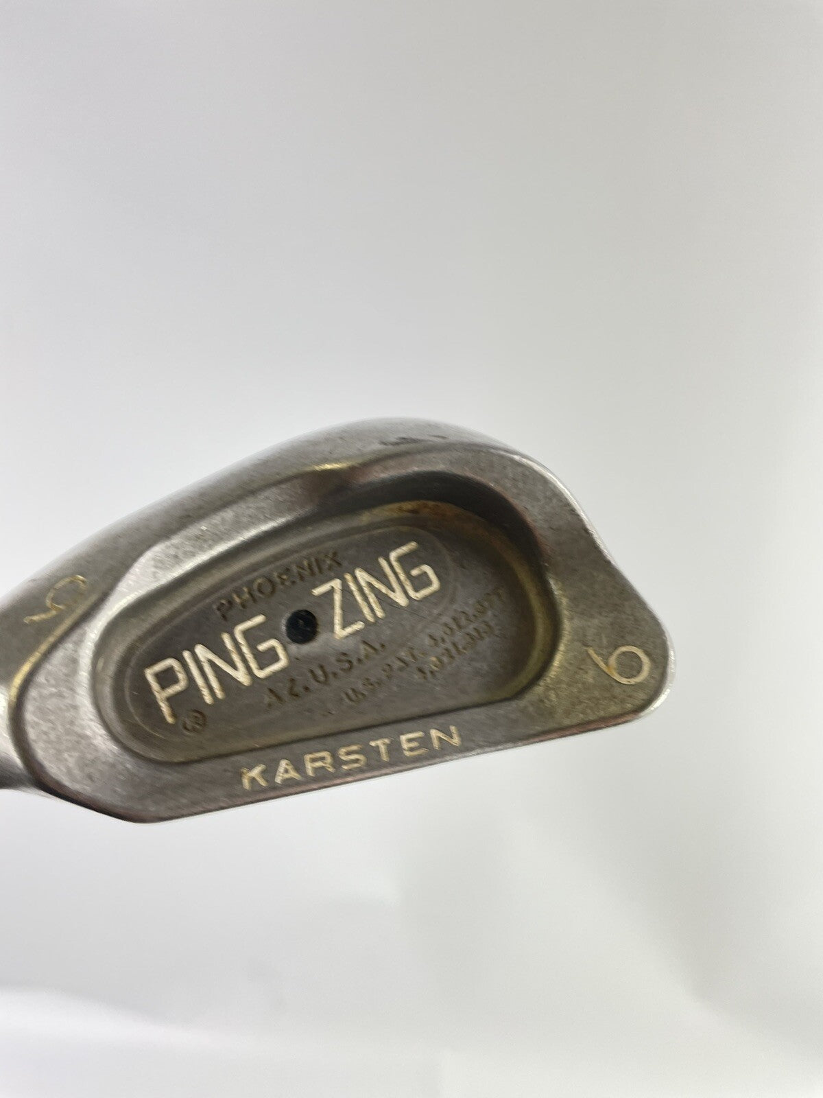 Ping Zing Golf 6 Iron Black Dot KBS Tour Stiff Steel /Left Handed/New Grip/67894