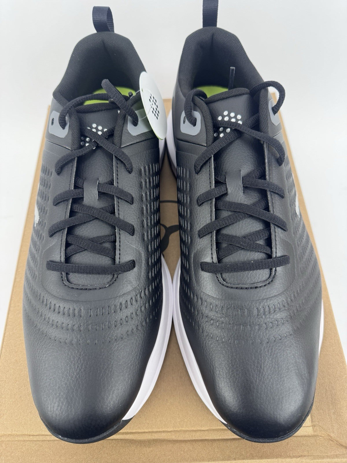 Puma Fusion Plus Spiked Golf Shoes Men's Size UK 12 Black Waterproof/320283