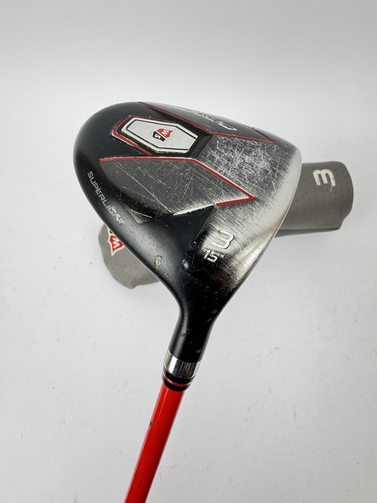 Wilson D300 3 Wood 15* Regular Flex Graphite /Right Handed /Headcover /334160