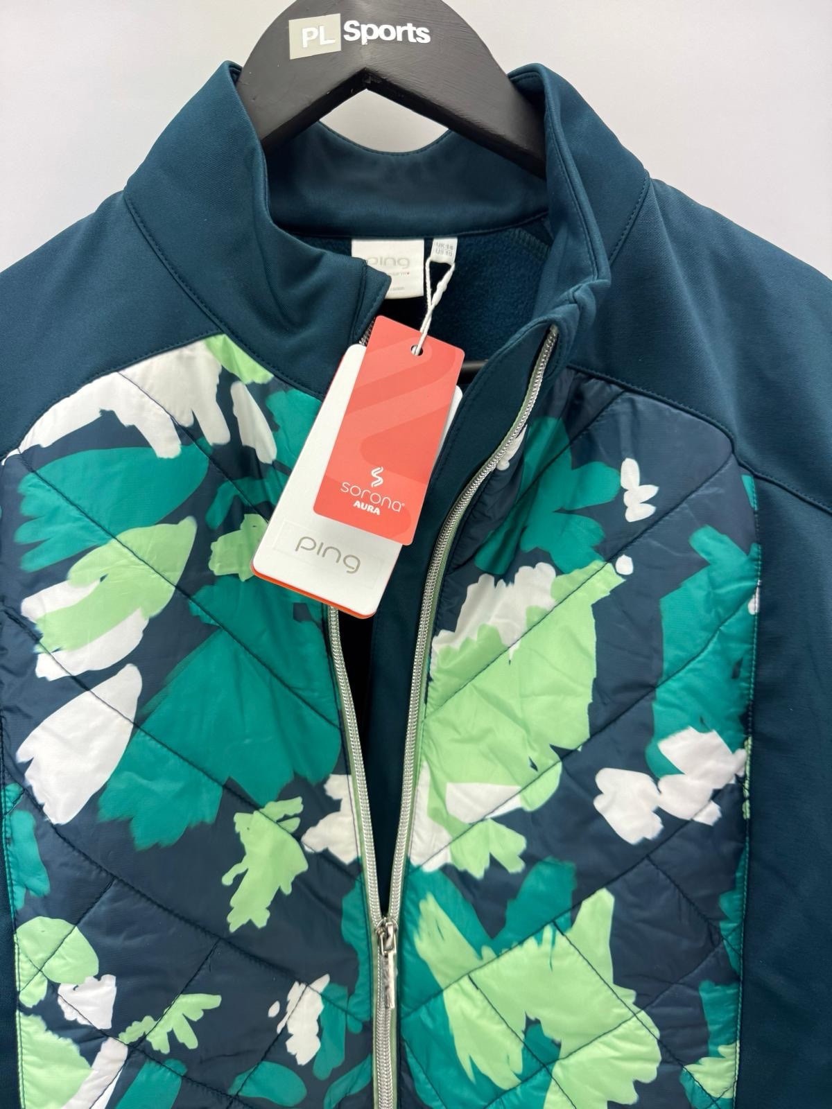 Ping Golf Womens Jacket Ashlynn Sensorwarm Full Zip UK 14/New /307643