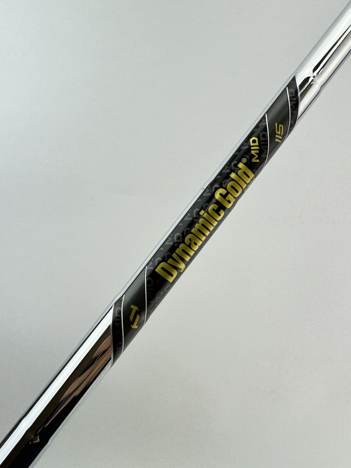 Dynamic Gold 115 Iron Shaft Mid S300 Stiff Flex Steel 35.75”/0.355 Tapered/270192