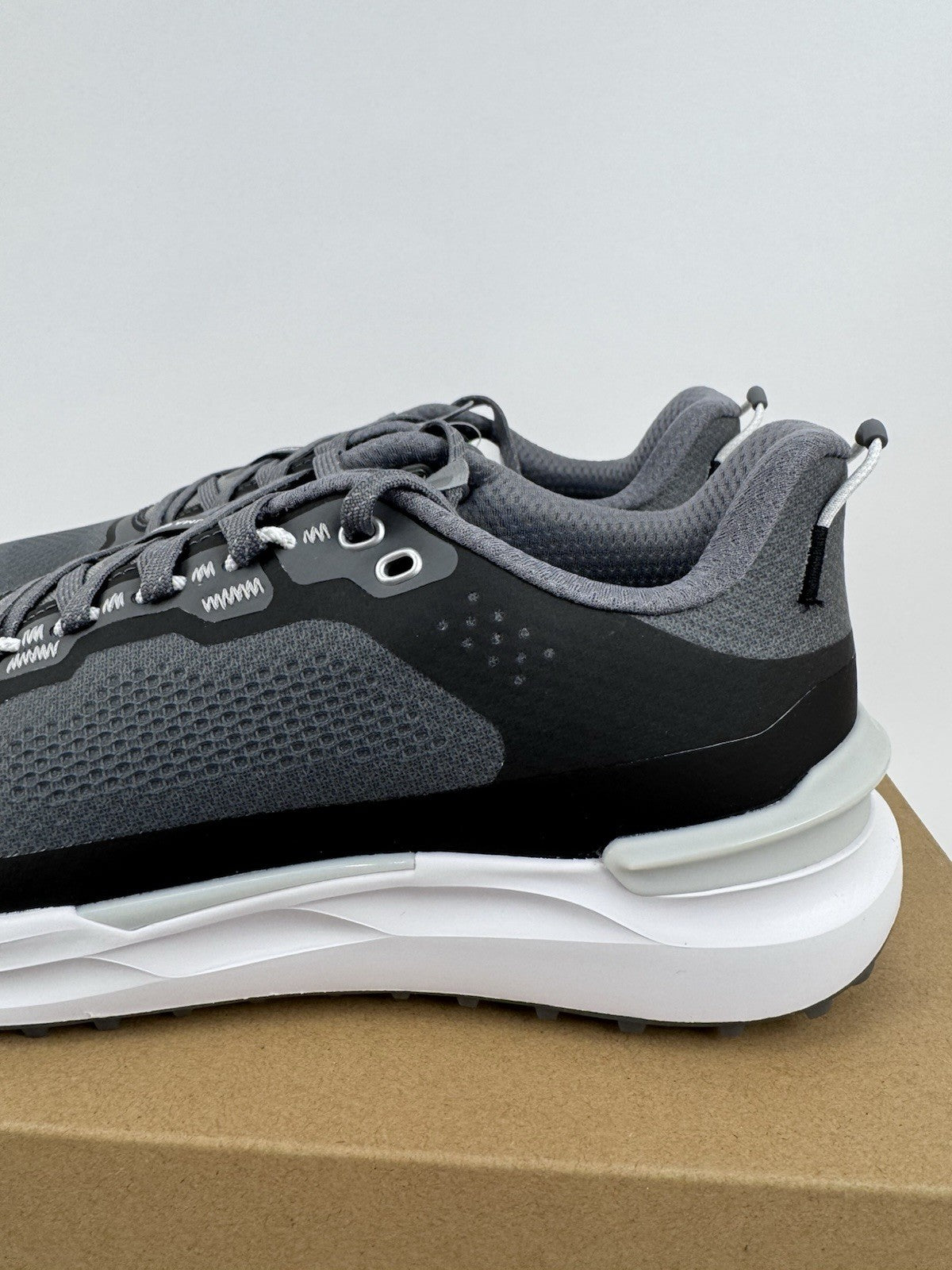 Puma Ignite Elevate X Men's Golf Shoes Size UK 8 Slate Black Ash Grey/321641