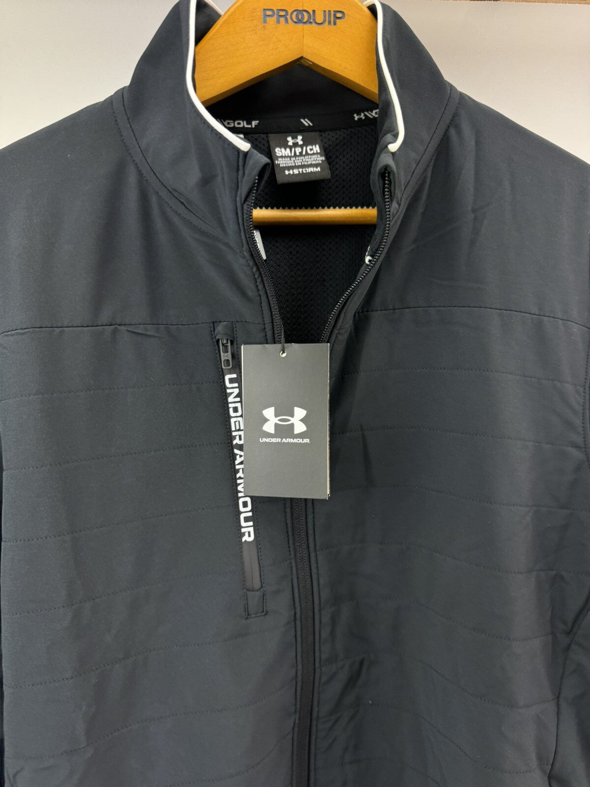 Under Armour Storm Revo Jacket Uk Small /Black /Full Zip /New /207533