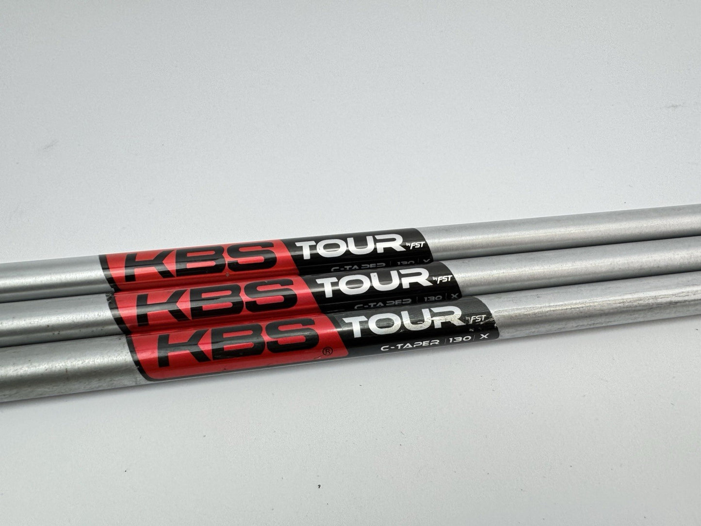 KBS Tour C-Taper Wedge Shaft Set (3) 130 Extra Stiff Steel 0.355 Tapered /307182