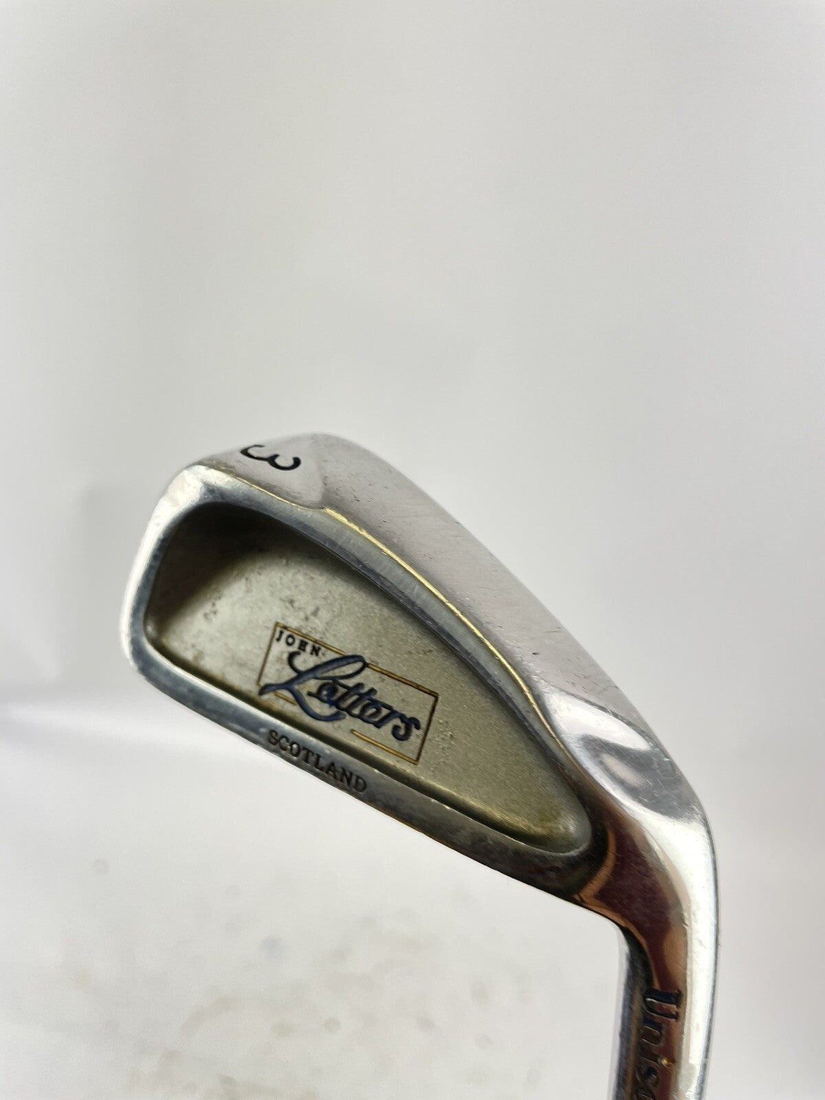 John Letters Scotland Unison 3 Iron Regular Steel /Right Handed /New Grip /42352
