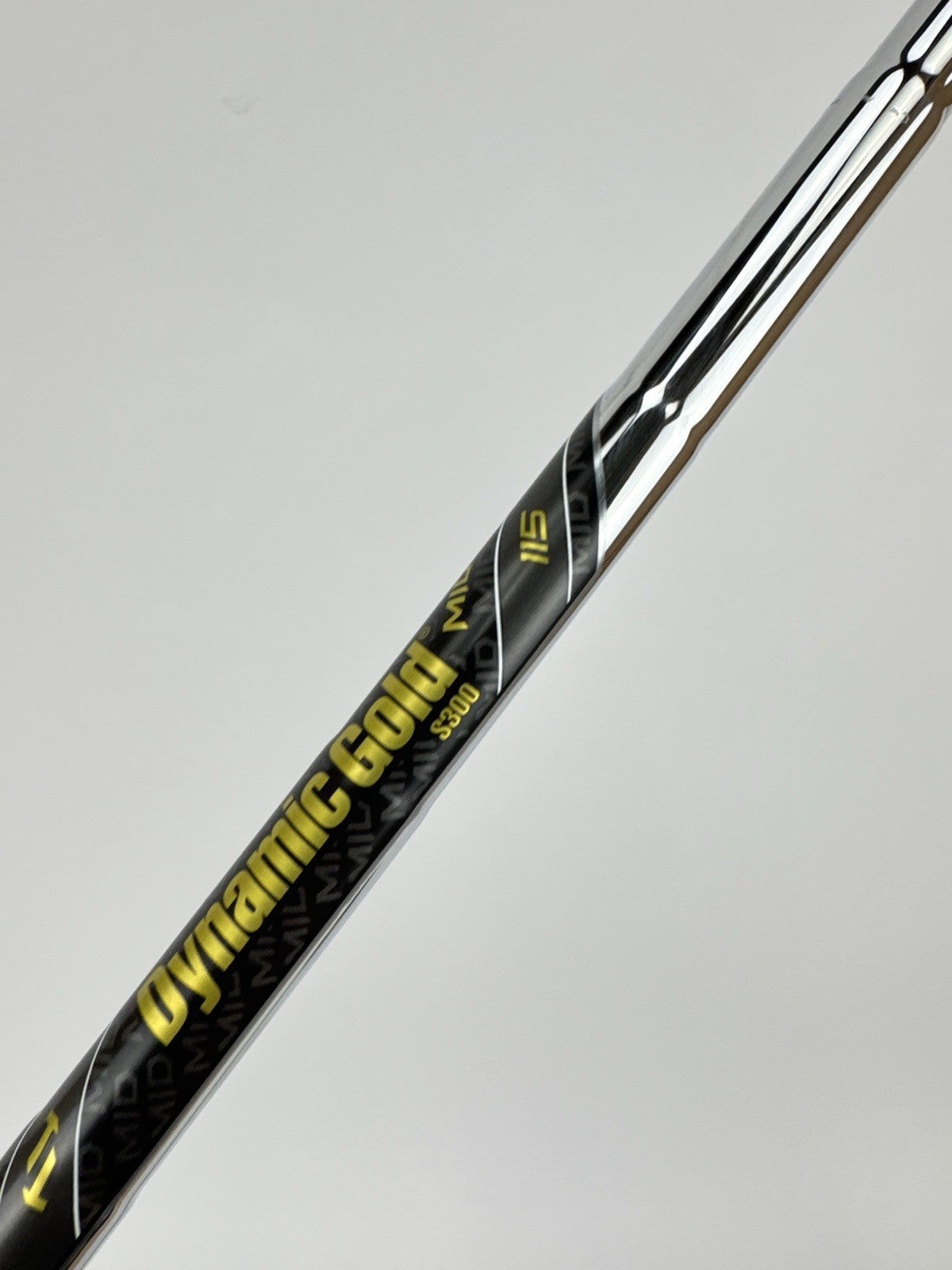 Dynamic Gold 115 Iron Shaft Mid S300 Stiff Flex Steel 36.25” /0.355 /327105