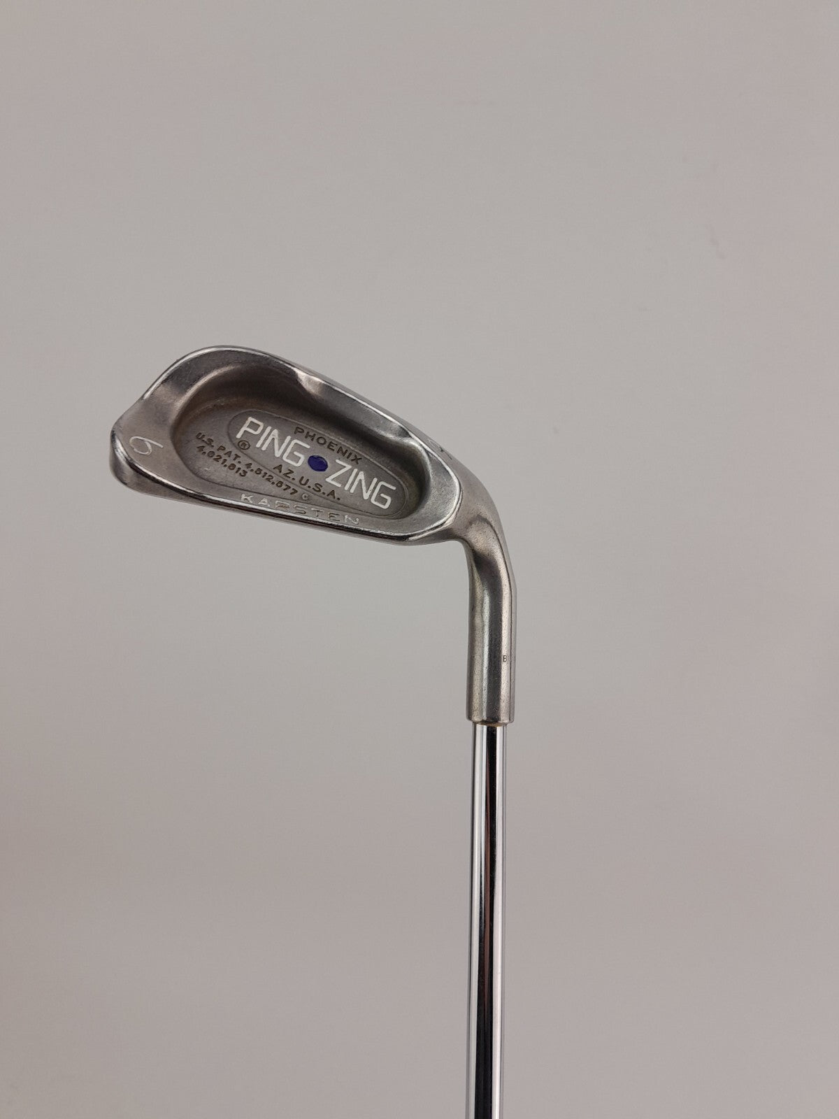 Ping Zing 6 Iron Green Dot Regular Flex Steel /Right Handed /Lamkin /1678814