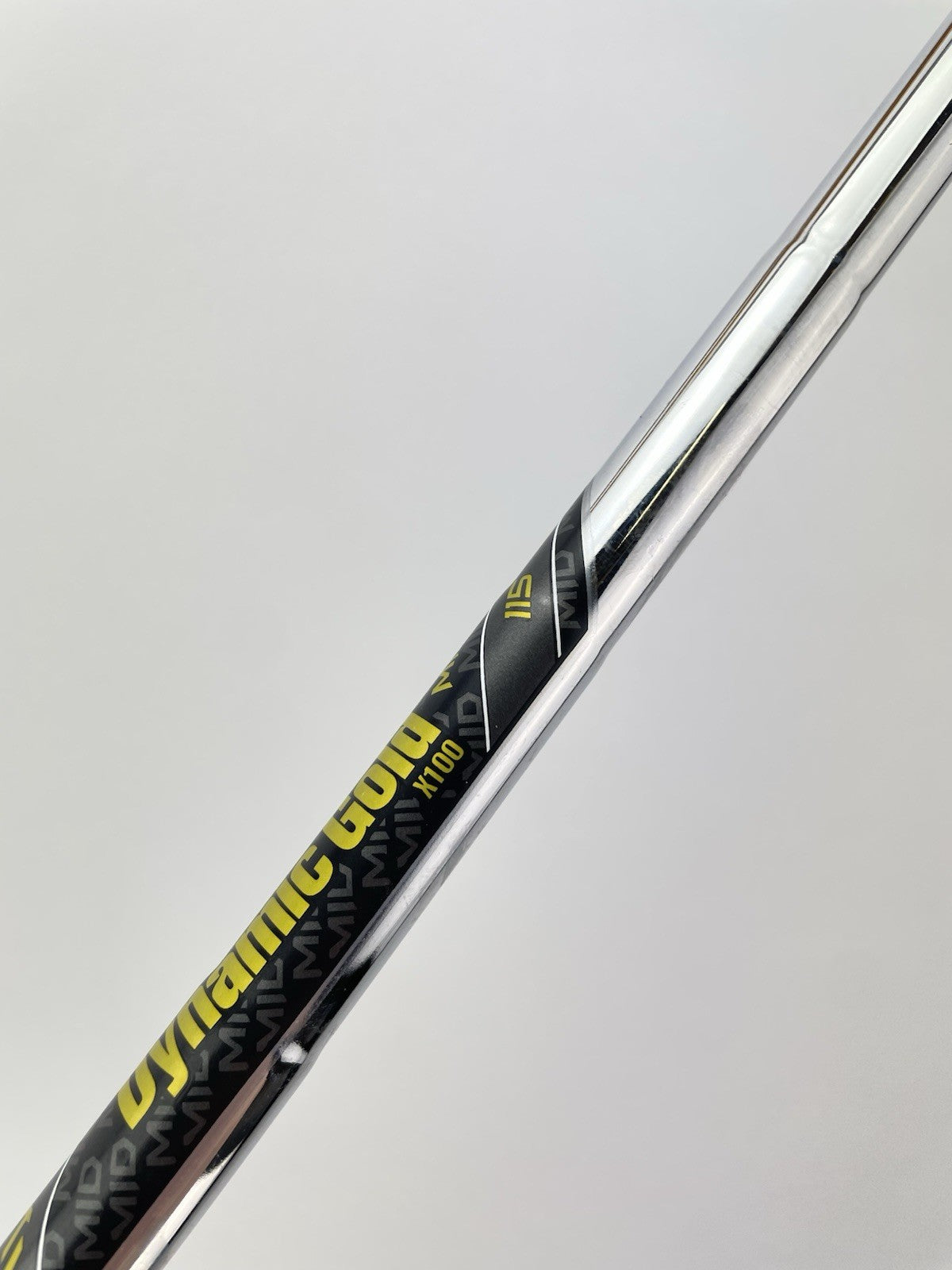 Dynamic Gold Mid 115 Iron Shaft X100 X Flex Steel 35.5” /0.355 Tapered /297237