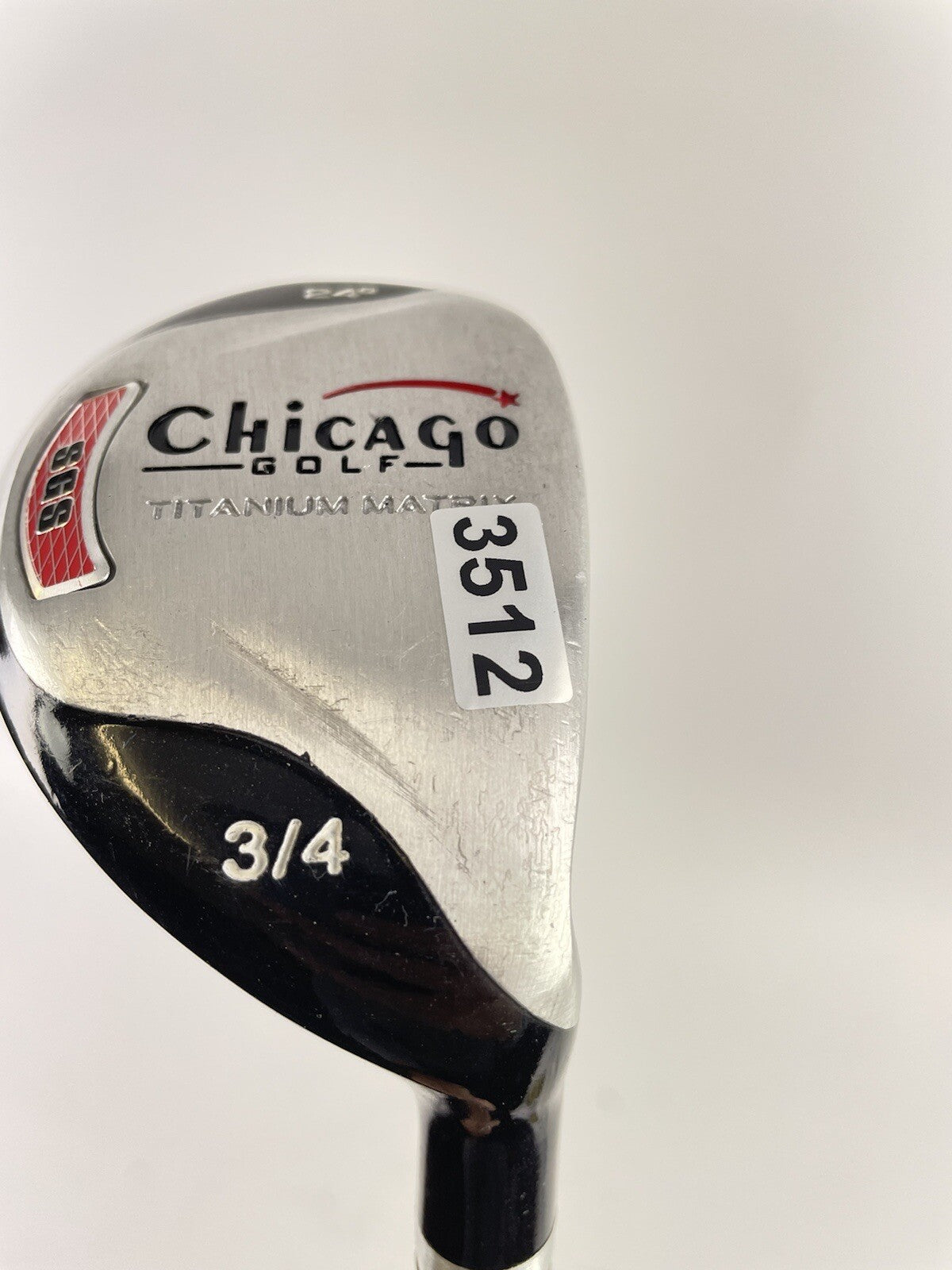 Chicago Golf 3/4 Hybrid 24° Regular Flex Steel/ Great Condition/ Right Hand/351210