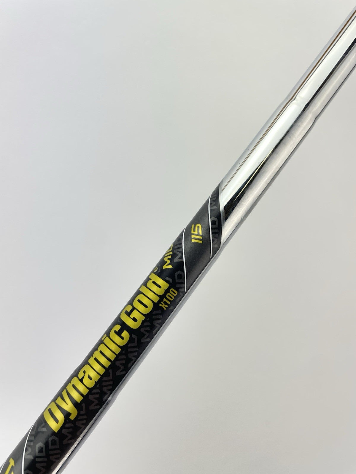 Dynamic Gold Mid 115 Iron Shaft X100 X Flex Steel 35.5” /0.355 Tapered /297236