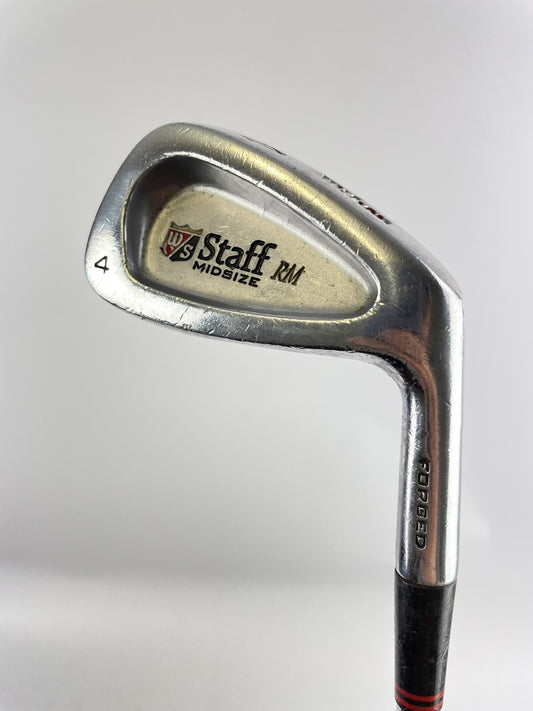 Wilson Staff RM Midsize Forged 4 Iron X Flex Steel /Right /New Grip /27450