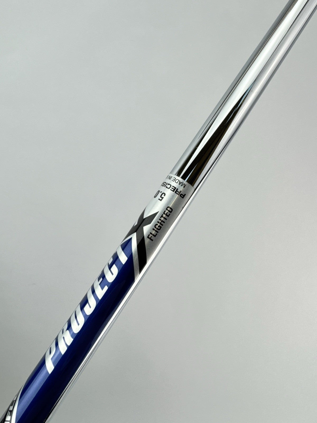 Project X Iron Shaft 5.0 Regular Flex Steel Flighted 40” /New /309066
