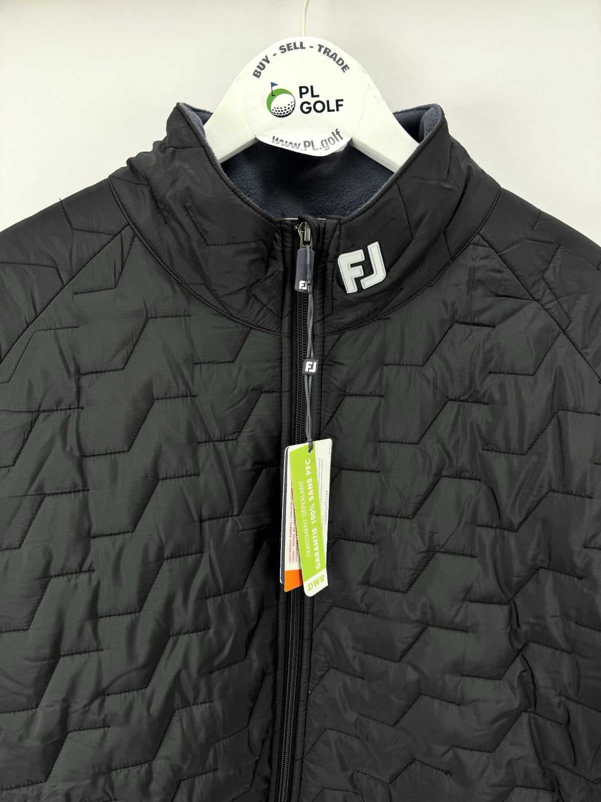 FootJoy ThermoSeries Insulated Quilted Golf Wind Jacket Mens Size XL Black/334492
