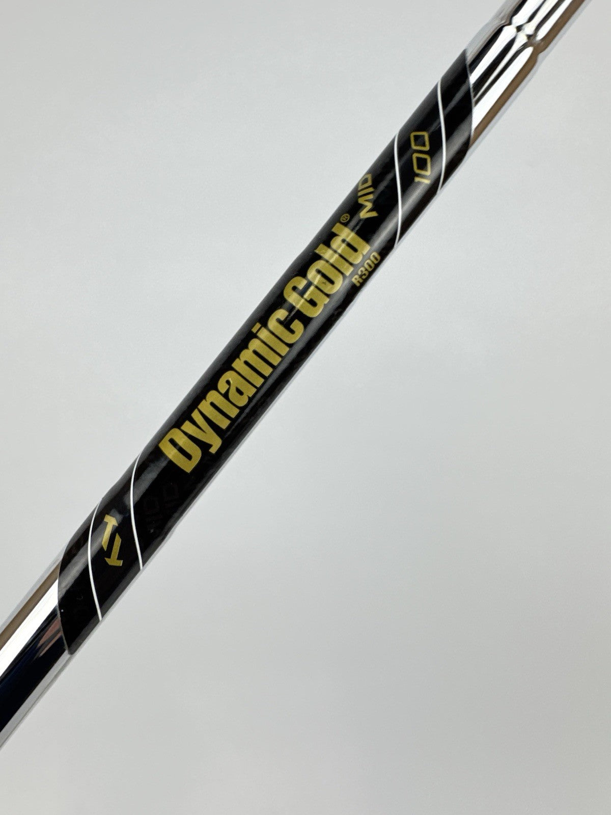 Dynamic Gold Mid 100 Iron Shaft R300 Regular Flex Steel 36” /0.355 /320073
