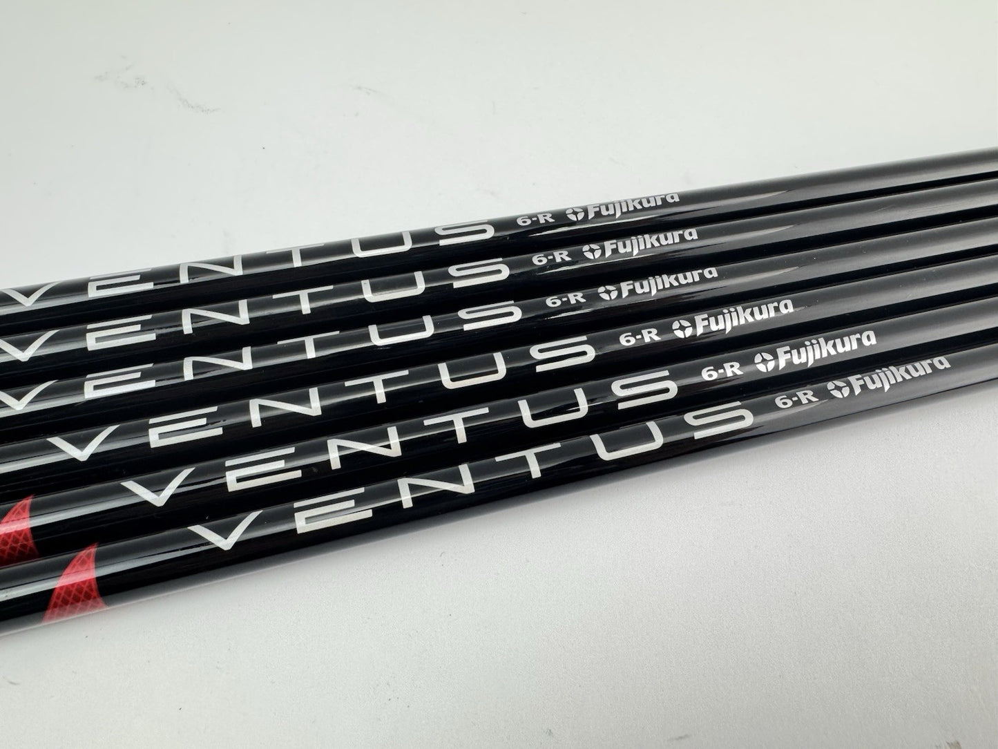Fujikura Ventus Iron Shaft Set (6) Red 6-R Regular Graphite 0.355 Tapered /316723