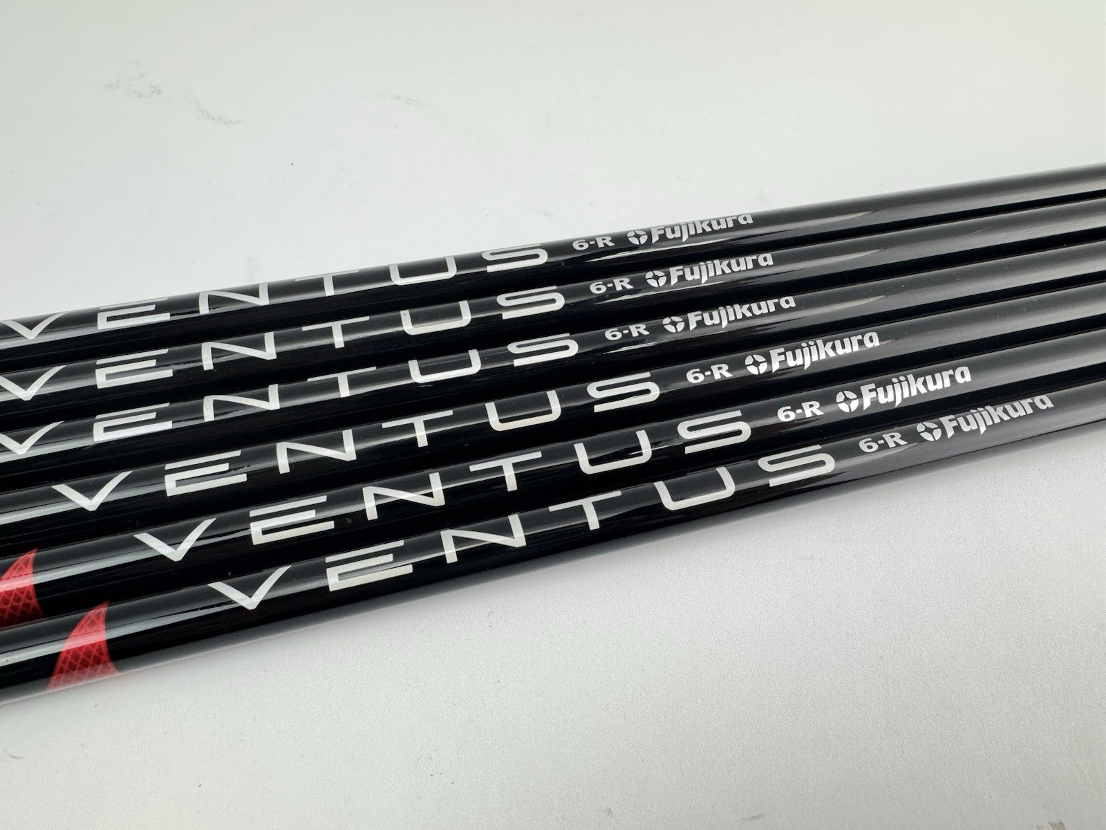 Fujikura Ventus Iron Shaft Set (6) Red 6-R Regular Graphite 0.355 Tapered /316723
