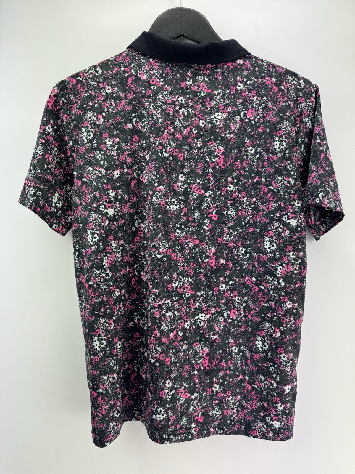Juniors Boys Under Armour Floral Speckle Golf Polo Shirt Size UK Large /309825