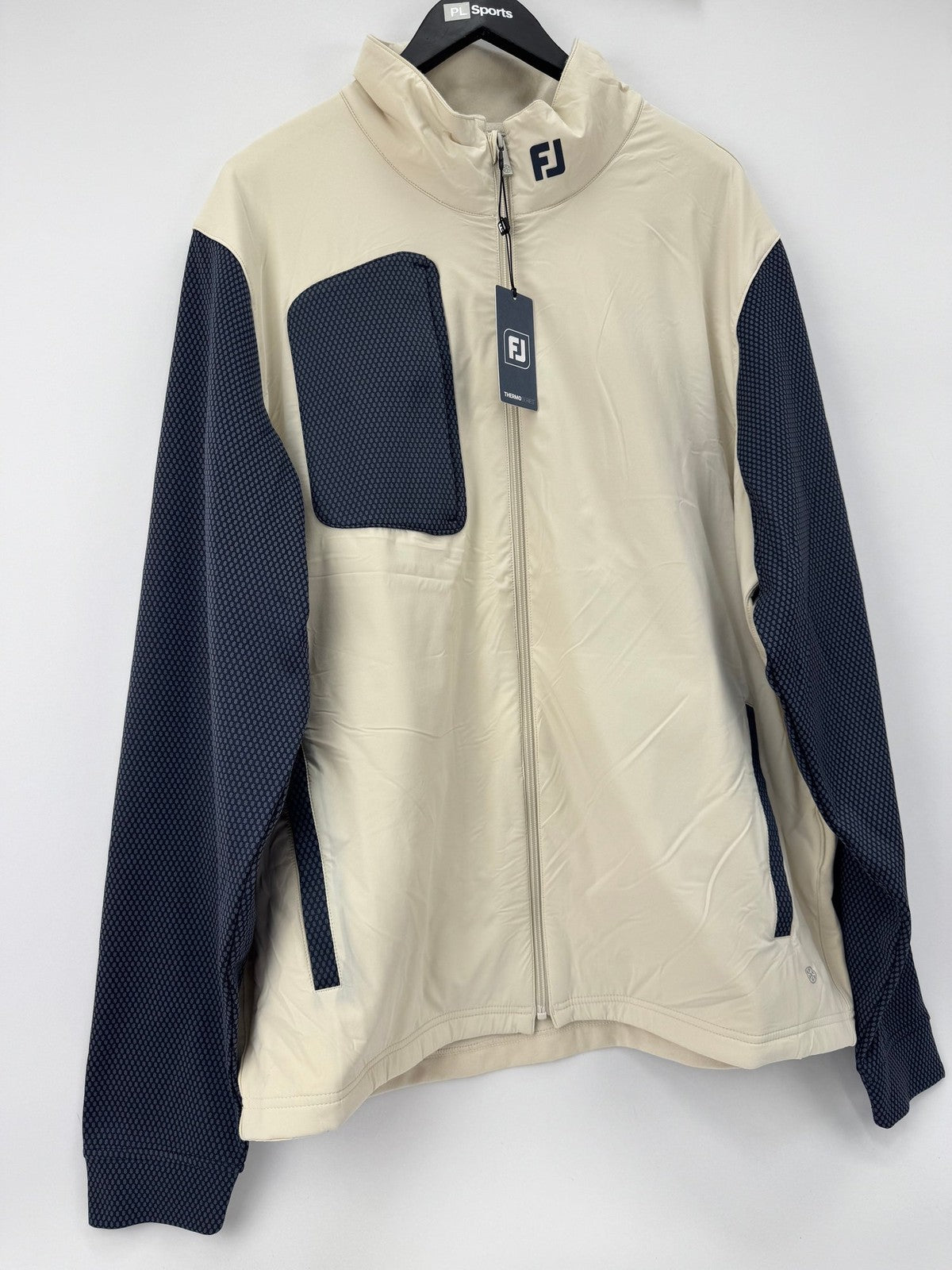 FootJoy Thermo Series Hybrid Jacket Men’s Size XXL Stone Charcoal/337557