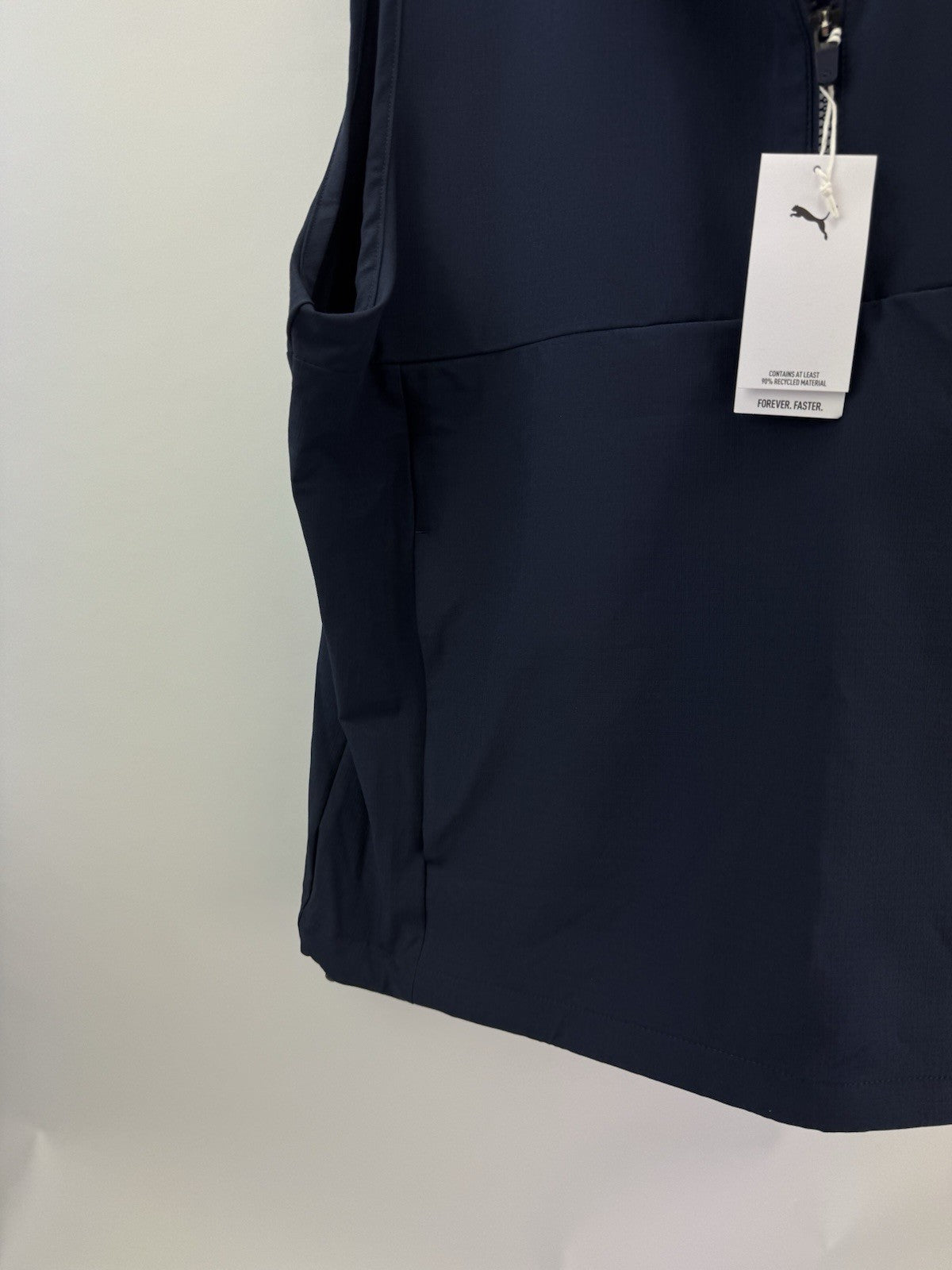 Puma Golf Pullover Vest Ripguard 1/4 Zip /UK XL /Navy /New /295341