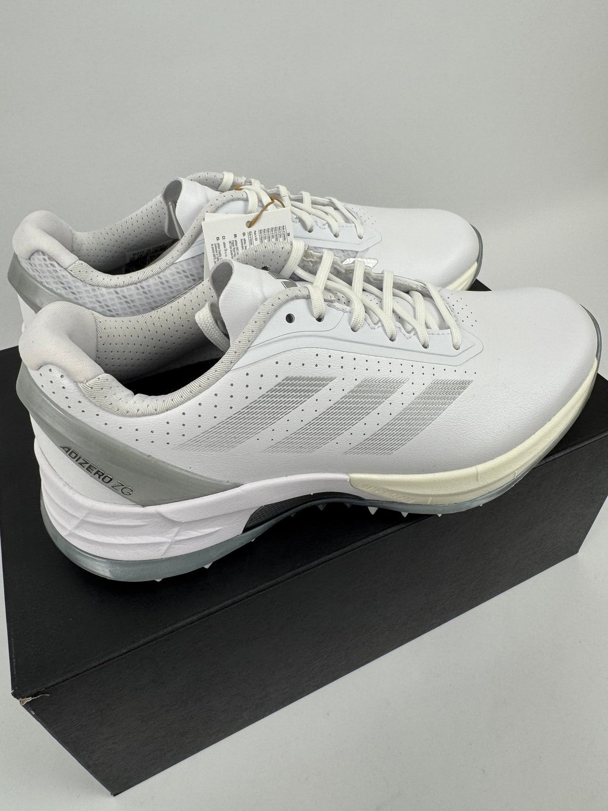 Adidas W Adizero ZG Golf Shoes Women's Size 4.5 UK White Spikeless/312483