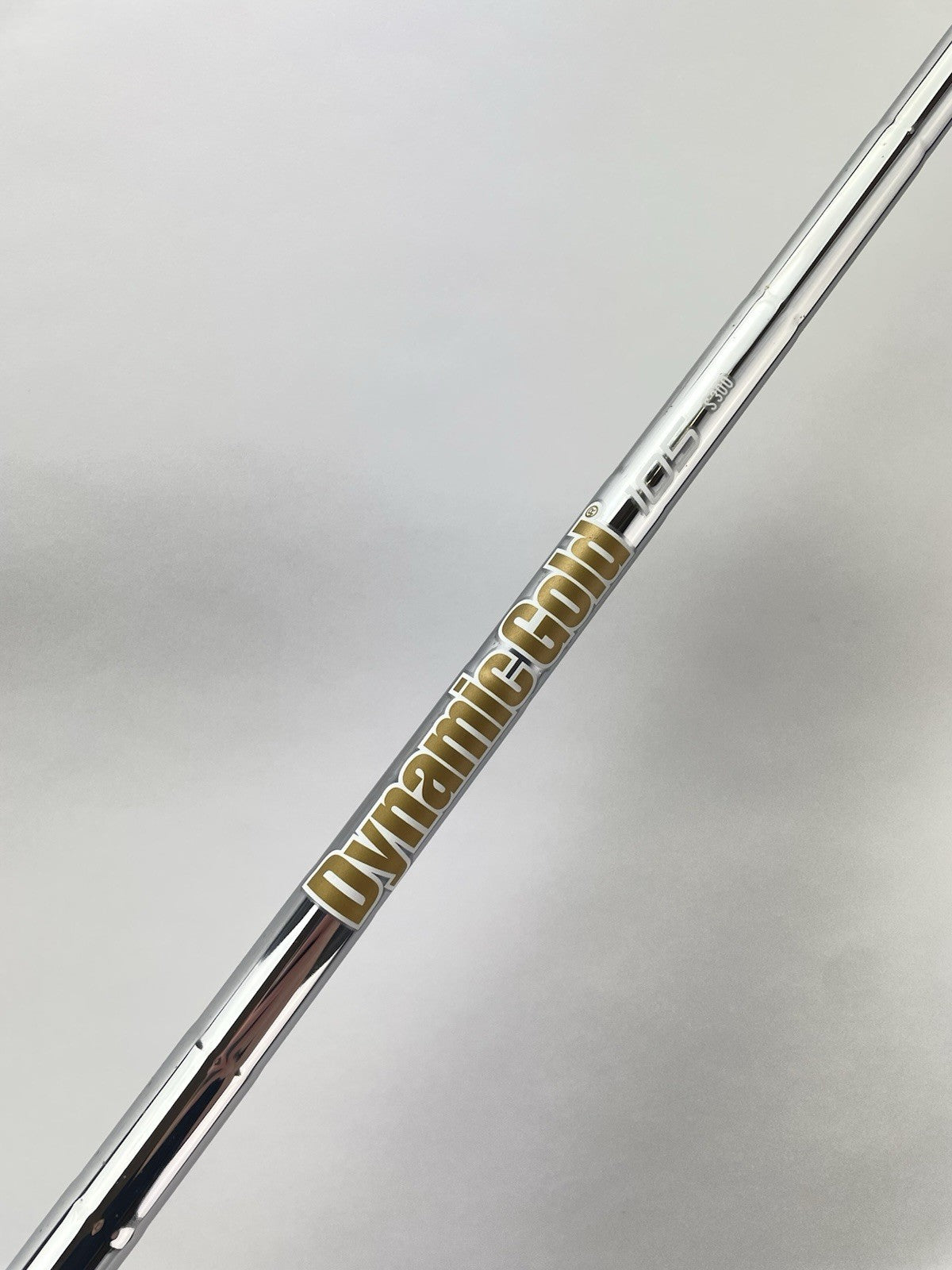 Dynamic Gold 105 Iron Shaft S300 Stiff Flex Steel 35.25 /0.355 Tapered /293600