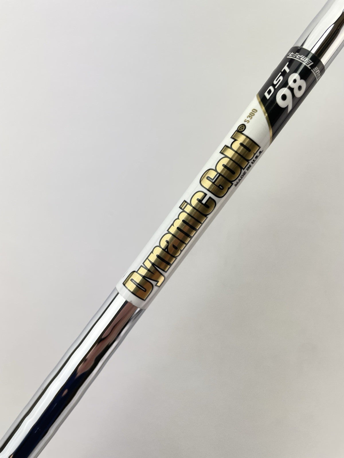Dynamic Gold DST 98 Iron Shaft S300 Stiff Flex Steel 35.5” /0.355 Tapered /251982