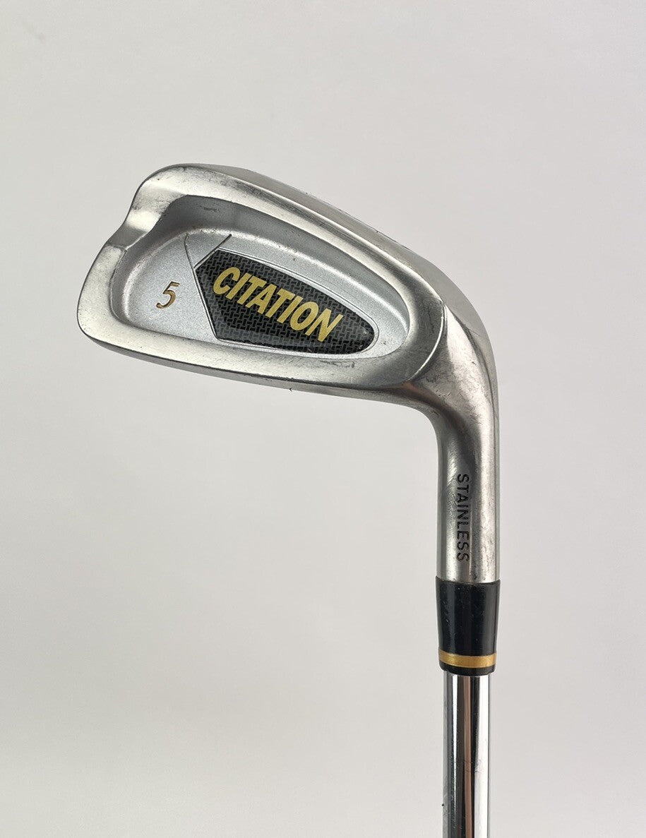 PowerBilt Golf 5 Iron Citation Regular Flex Steel /Right Handed /New Grip /181280