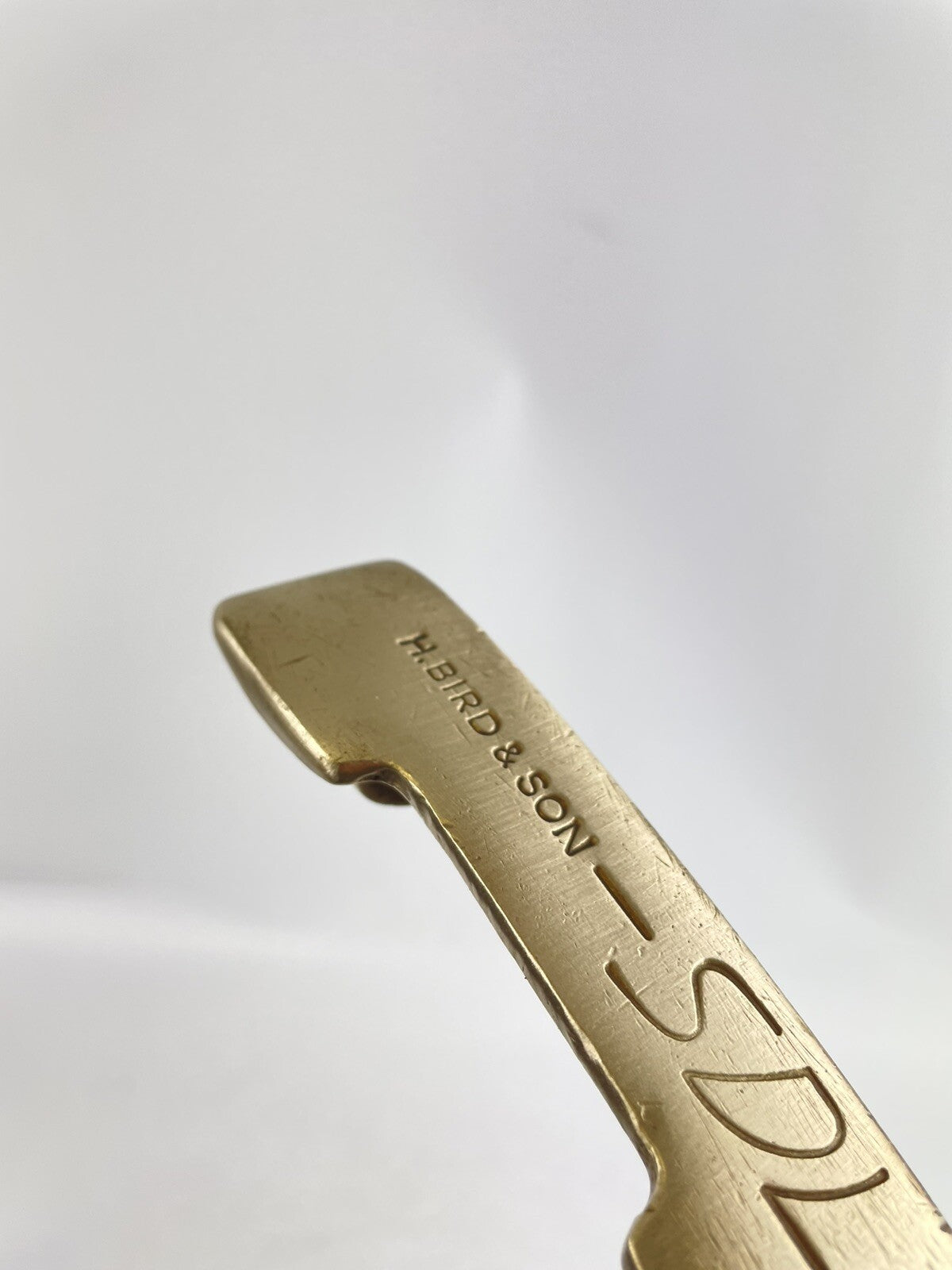 H Bird&Son Brass Putter 35” Blade Steel SDL /Right /New Grip /65802