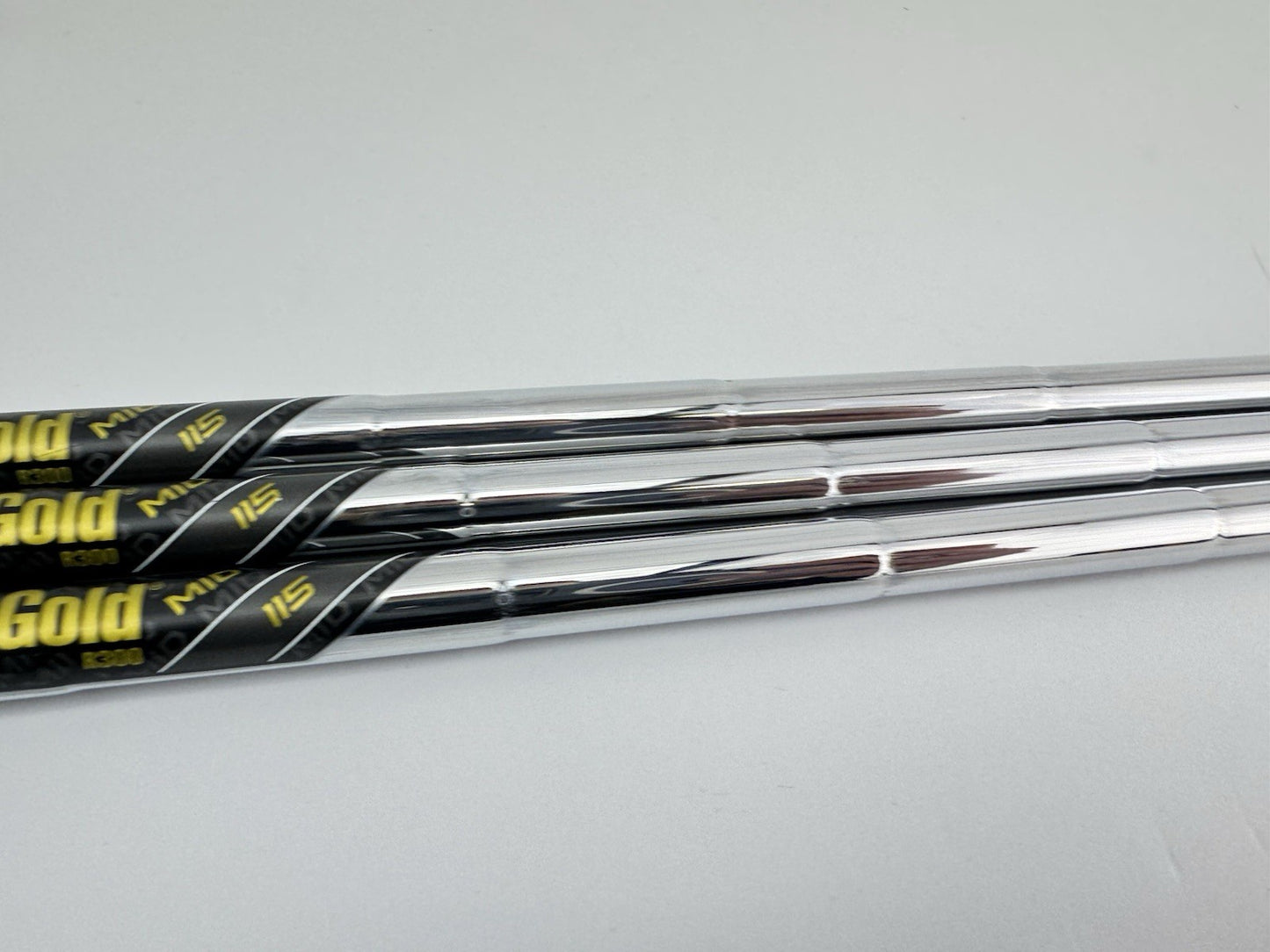 Dynamic Gold Wedge Shaft Set (3) Mid 115 R300 Regular Steel /0.355 Tapered/317035