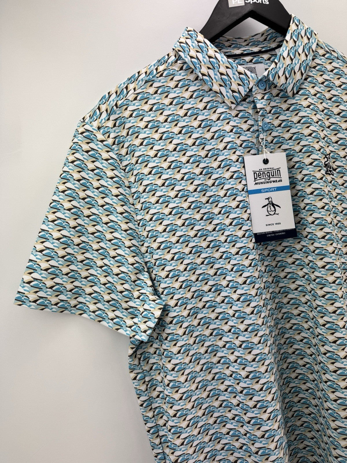Men’s Original Penguin Layered Umbrella Golf Polo Shirt Size UK Medium/ 311085
