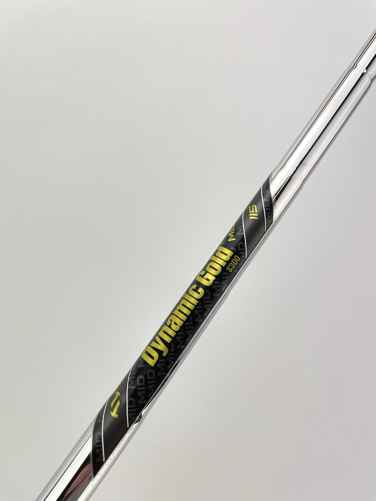 Dynamic Gold Mid Iron Shaft 115 Stiff Flex Steel 35.5” /0.355 Tapered /299736