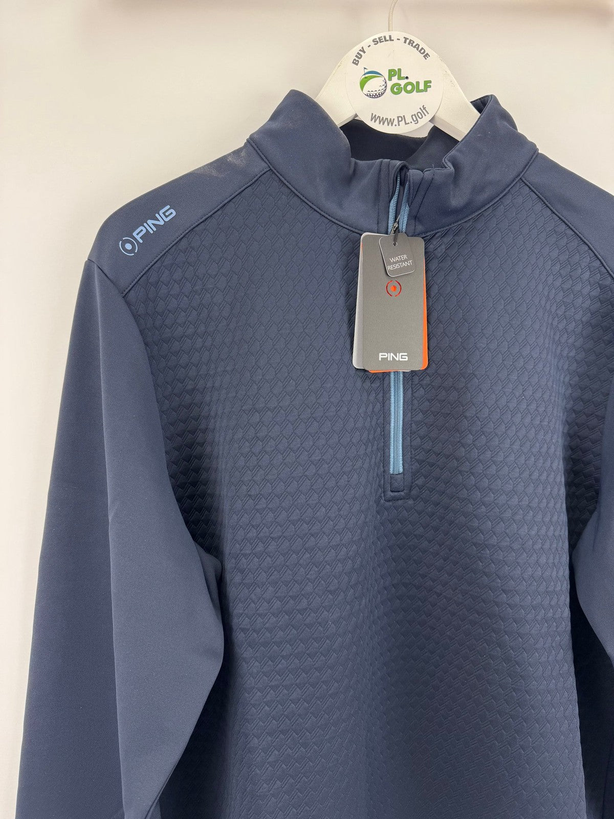 PING Nolan Quarter Zip Pullover Jacket Mens Size Large Water Resistant/313001