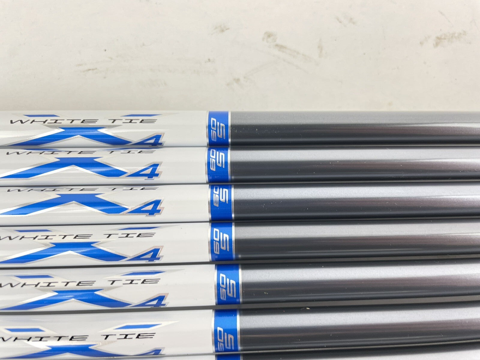 Matrix Ozik Iron Shaft Set White Tie (7) X4 60S Stiff Graphite 42”/0.370/138364