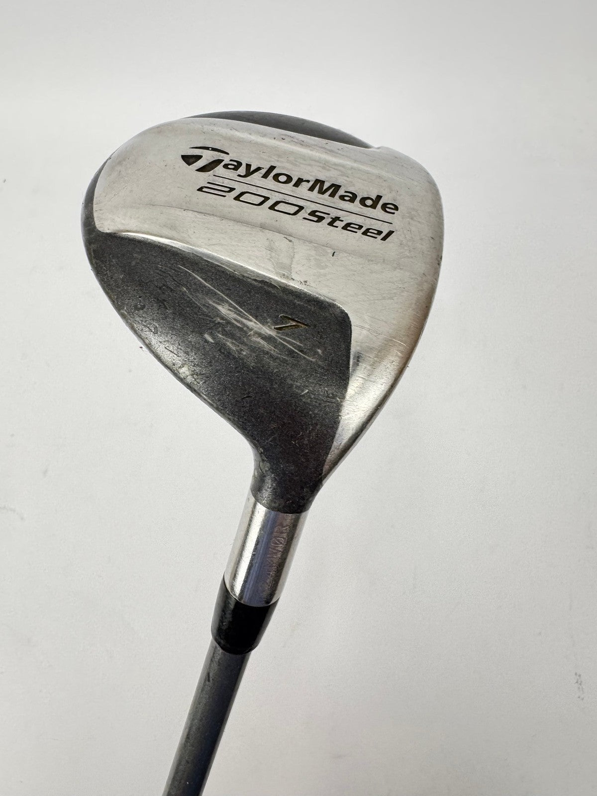TaylorMade 200 Steel 7 Wood Stiff Flex Graphite Right Handed New Grip No /365620