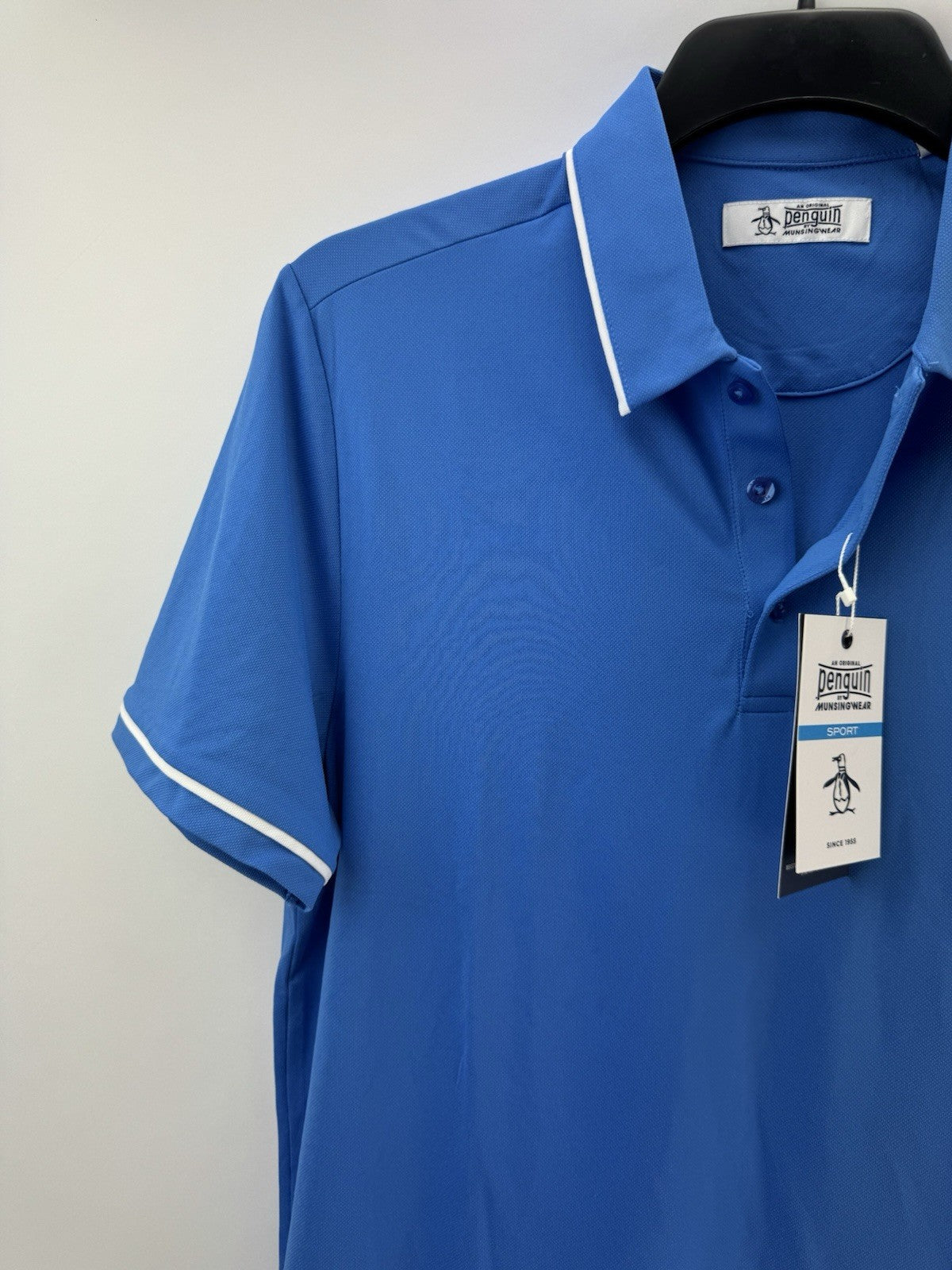 Original Penguin Golf Polo Shirt Pete Tipped Polo UK Medium /New /262462