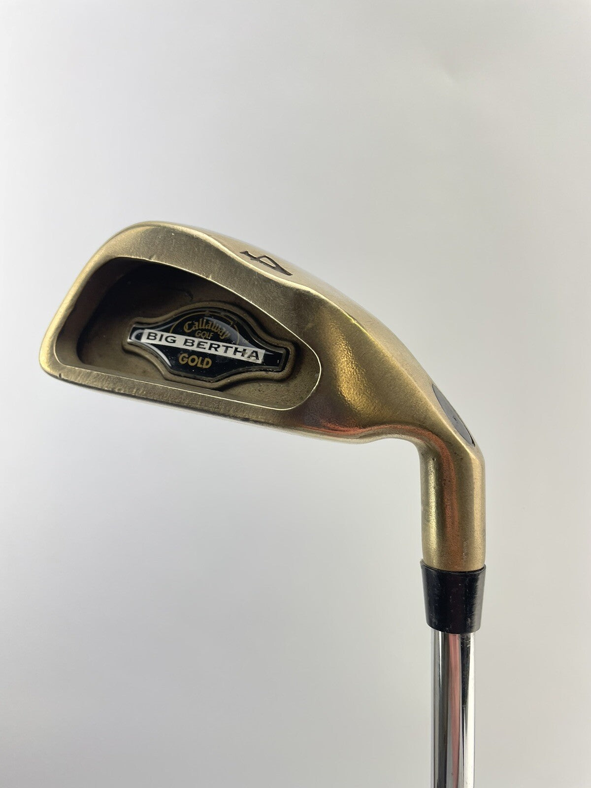 Callaway Gold 4 Iron Big Bertha Regular Flex Steel /Right /New Grip /215321