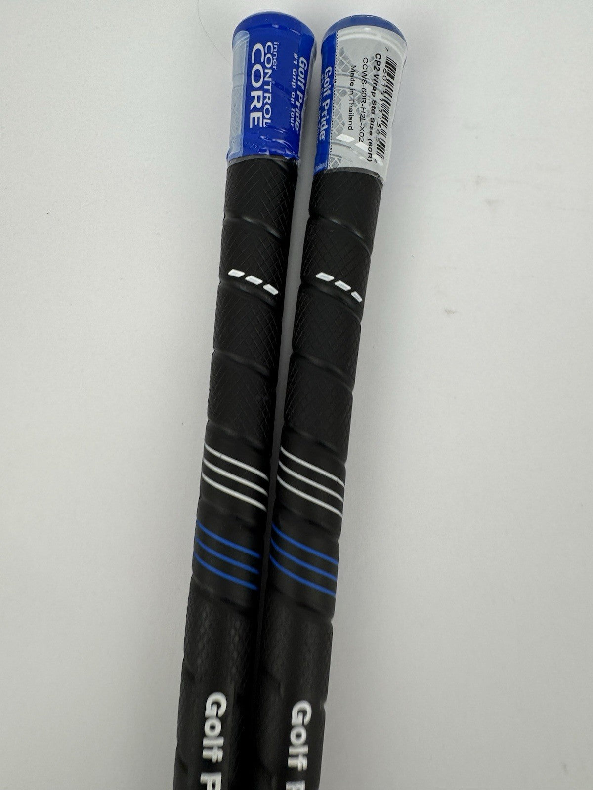 Golf Pride CP2 Wrap Golf Grips (2) Men’s Standard /Black/Blue /New /336653