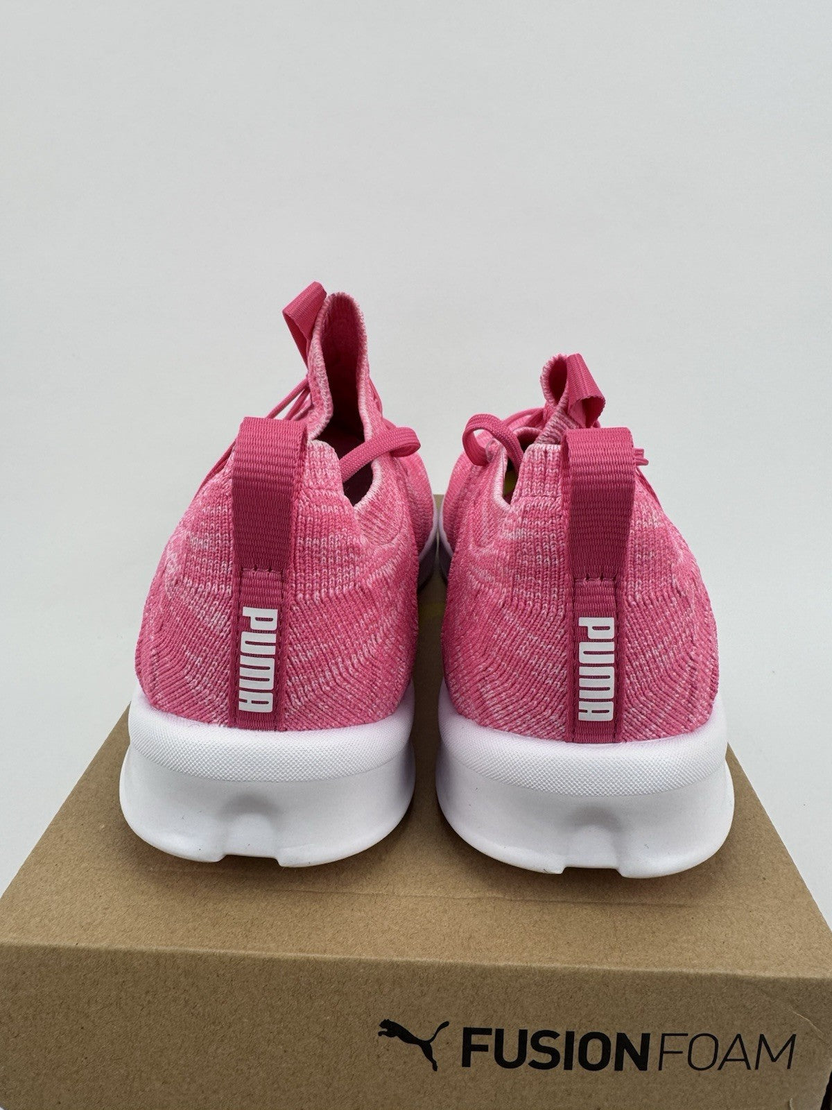 Puma Laguna Fusion Knit Women's Trainers Size UK 5 Pink Comfort Running/321055